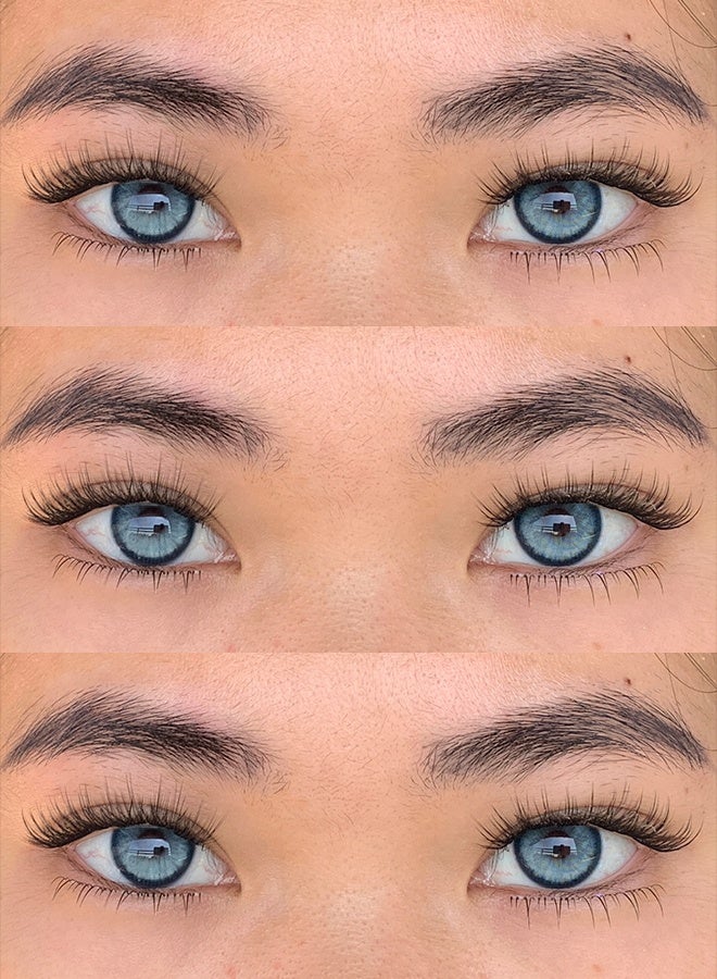 FreshLady Najia Blue Colored Contact Lenses 14.20mm Yearly – Bright Ocean Blue Natural Eye Look, Perfect for Vacation, Beach Style Makeup & Daily Wear - Image 4